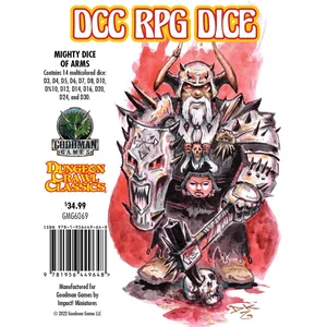 DCC Dice Mighty Dice of Arms  - Goodman Games Dés  - GMG-6069  pas cher