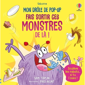 Usborne Mon drôle de pop-up : Fais sortir ces monstres de là ! pas cher