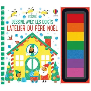 Usborne L'atelier du Père Noël - Dessine avec les doigts - dès 4 ans pas cher