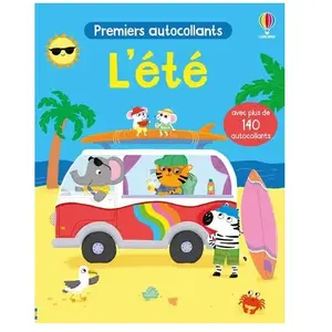 Usborne L'été - Premiers autocollants - dès 3 ans pas cher