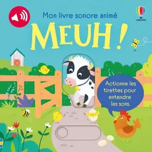 Usborne Meuh ! - Mon livre sonore animé - dès 6 mois (Jeunesse) pas cher