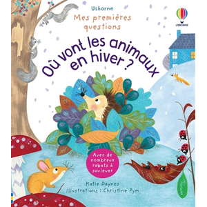 Usborne Où vont les animaux en hiver ? - Mes premières questions pas cher