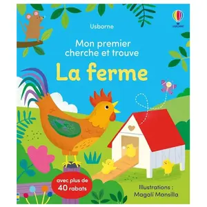 Usborne La ferme - Mon premier cherche et trouve - Dès 2 ans pas cher