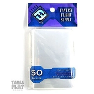 Fantasy Flight Games Sachet de 50 protèges - Cartes transparents standard Euro - 59 x 92 mm