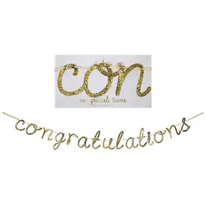 Meri Meri Guirlande - Congratulation - 4,3 m pas cher
