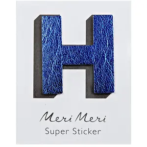 Meri Meri Stickers - Pailletés - Lettre H pas cher