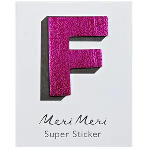Stickers - Pailletés - Lettre F pas cher