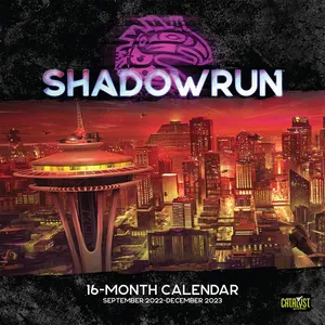 Catalyst Game Labs - Shadowrun 16 Month Calendar Game Maps - Calendar ... pas cher