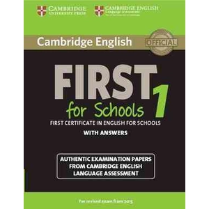 Comparateur de prix : ISBN Cambridge English First 1 for Schools for Revised Exam from 2015 ...