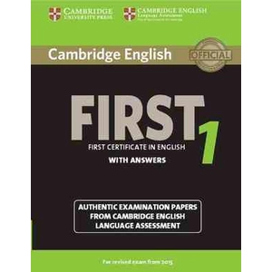 Comparateur de prix : ISBN Cambridge English First 1 for Revised Exam from 2015 Students Boo...