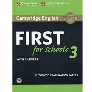 Comparateur de prix : Cambridge English First for Schools 3 Students Book with Answers with ...