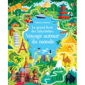 Usborne Le grand livre des labyrinthes - Voyage autour du monde pas cher