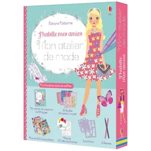 Usborne J'habille mes amies - Mon atelier de mode