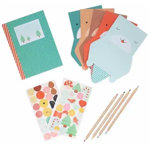 Kit Papier De Lettre - Mes Amis Multicolore pas cher