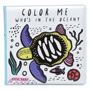 Wee Gallery Livre de bain à colorier - Ocean pas cher