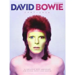 Wise Publications David bowie : 1947-2016 -  20 greatest hits -  piano, chant et guitare