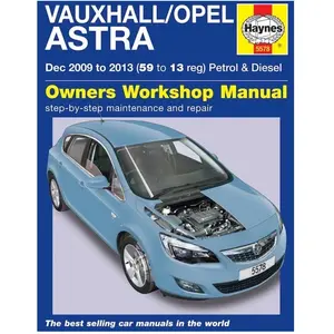 Haynes Workshop manual Opel Astra / Opel Astra (déc 2009-2013) 5578 pas cher