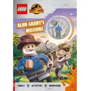 Comparateur de prix : LEGO® Jurassic World : Alan Grant’s Missions: Activity Book with Alan Grant minifigure