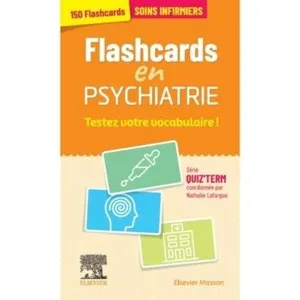 Comparateur de prix : Elsevier Masson Flashcards en psychiatrie