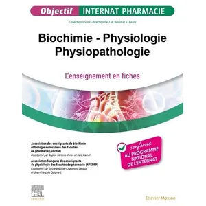 Comparateur de prix : Elsevier Masson Biochimie - Physiologie - Physiopathologie