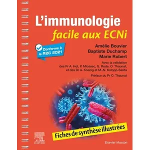 Elsevier Masson L'immunologie facile aux ECNi pas cher