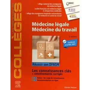 Elsevier Masson Médecine légale - Médecine du travail pas cher