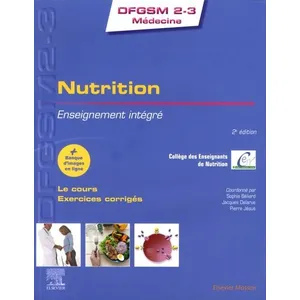 Comparateur de prix : Elsevier Masson Nutrition : enseignement intégré-UE nutrition : DFGSM 2-3 médecine