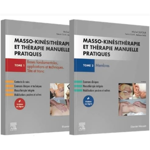 Comparateur de prix : Elsevier Masson Masso-kinésithérapie et thérapie manuelle pratiques - Pack de 2 tomes