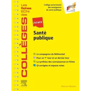 Elsevier Masson Fiches Santé publique pas cher
