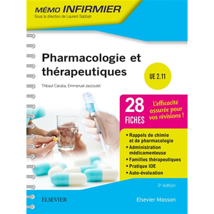 Elsevier Masson Pharmacologie et thérapeutiques pas cher