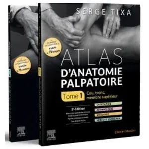 Comparateur de prix : Elsevier Masson Atlas d'anatomie palpatoire. Pack 2 tomes