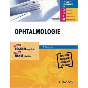 Comparateur de prix : Elsevier Masson Ophtalmologie Ramin Tadayoni (Auteur)