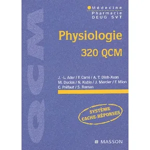 Elsevier Masson Physiologie - 320 QCM pas cher