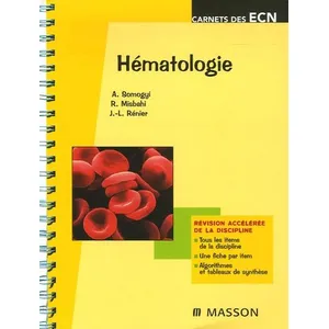 Elsevier Masson Carnets des ECN Hématologie pas cher