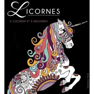 Licornes : A colorier et à encadrer ! pas cher