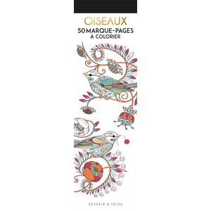 Comparateur de prix : Dessain Et Tolra Marque-pages à colorier - Oiseaux