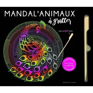 Dessain et Tolra Mandal'animaux à gratter pas cher