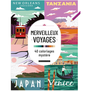 Comparateur de prix : Dessain Et Tolra Merveilleux voyages - 40 coloriages mystère