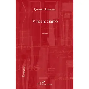 L'harmattan Vincent Garbo pas cher