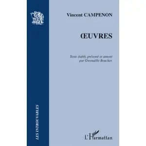 Oeuvres - Vincent Campenon - L'harmattan - broché - Essai broché pas cher