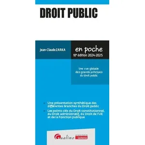 Gualino Eds Droit public : Une vue globale des grands principes du droit public pas cher