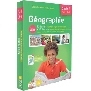 Comparateur de prix : MDI Géographie - Fichier cycle 3 CM1 CM2