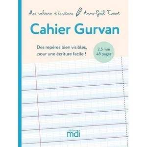 MDI Mes cahiers d'écriture Cahier Gurvan 2,5mm pas cher