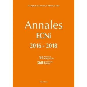 Maloine Annales ECNI 2016-2018 Emmanuel Cognat (Auteur)