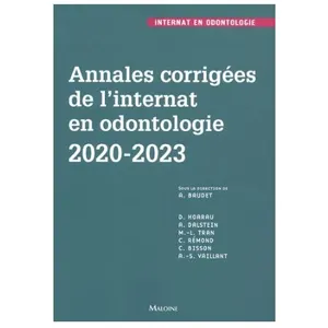 Comparateur de prix : Maloine Annales corrigées de l'internat en odontologie : 2020-2023 alexandre baudet