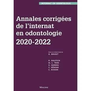 Comparateur de prix : Maloine Annales corrigées de l'internat en odontologie 2020-2022 broché