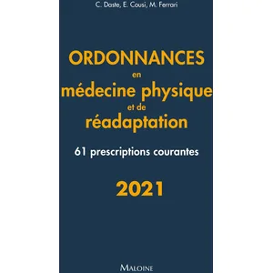 Comparateur de prix : MALOINE Ordonnances de medecine physique et readaptation: 61 PRESCRIPTIONS COURANTES