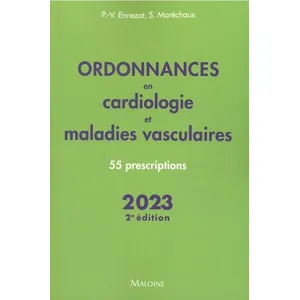 Comparateur de prix : Maloine Ordonnances En Cardiologie Et Maladies Vasculaires - 55 Prescriptions