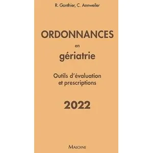 Comparateur de prix : Maloine Ordonnances en gériatrie : outils d'évaluation et prescriptions : 2022
