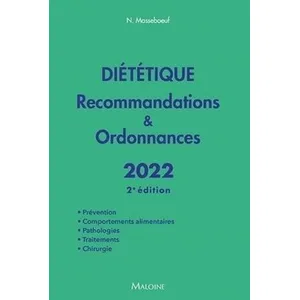 Comparateur de prix : Maloine Diététique : recommandations & ordonnances (édition 2022)